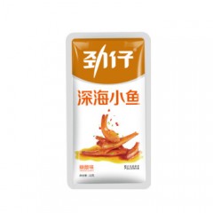 劲仔深海小鱼干糖醋味240g*2盒 湖南特产小鱼仔零食品 包装随机